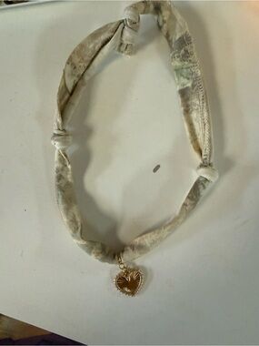 Handmade camo Scarf necklace